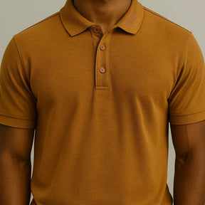 [Leva 5, Paga Só 3!] Camisa Polo Masculina Polirax em Seda Gelo, Poliéster e Spandex + 3 Bermudas e 1 Relógio GRÁTIS