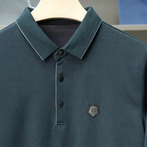 [Leve 5, Pague Só 3] Camisa Polo Ragnar Masculina em Algodão, Poliéster e Elastano com Gola Estruturada e Manga Longa Flexível + BRINDES