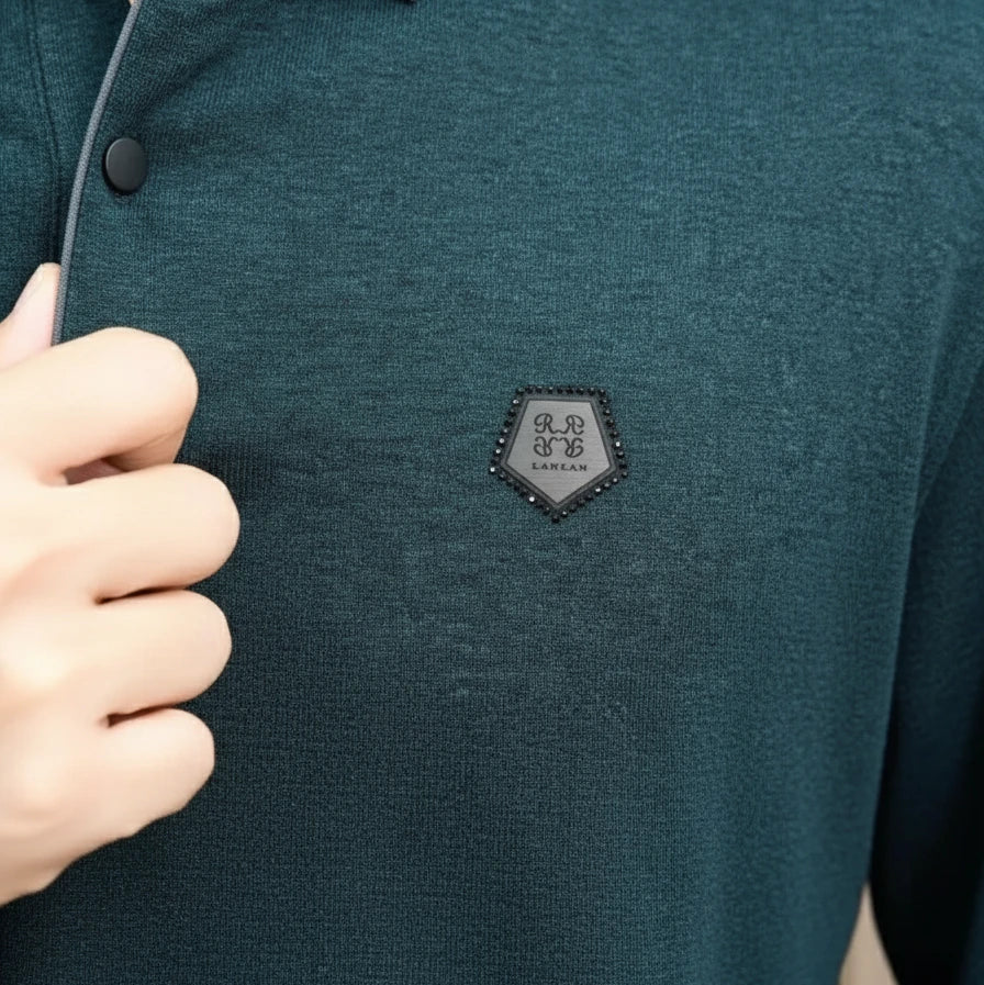 [Leve 5, Pague Só 3] Camisa Polo Ragnar Masculina em Algodão, Poliéster e Elastano com Gola Estruturada e Manga Longa Flexível + BRINDES