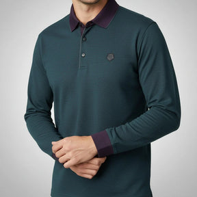 [Leve 5, Pague Só 3] Camisa Polo Ragnar Masculina em Algodão, Poliéster e Elastano com Gola Estruturada e Manga Longa Flexível + BRINDES